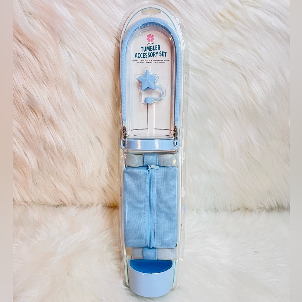 Blue Tumbler Accessory Set - Picture 1 of 3